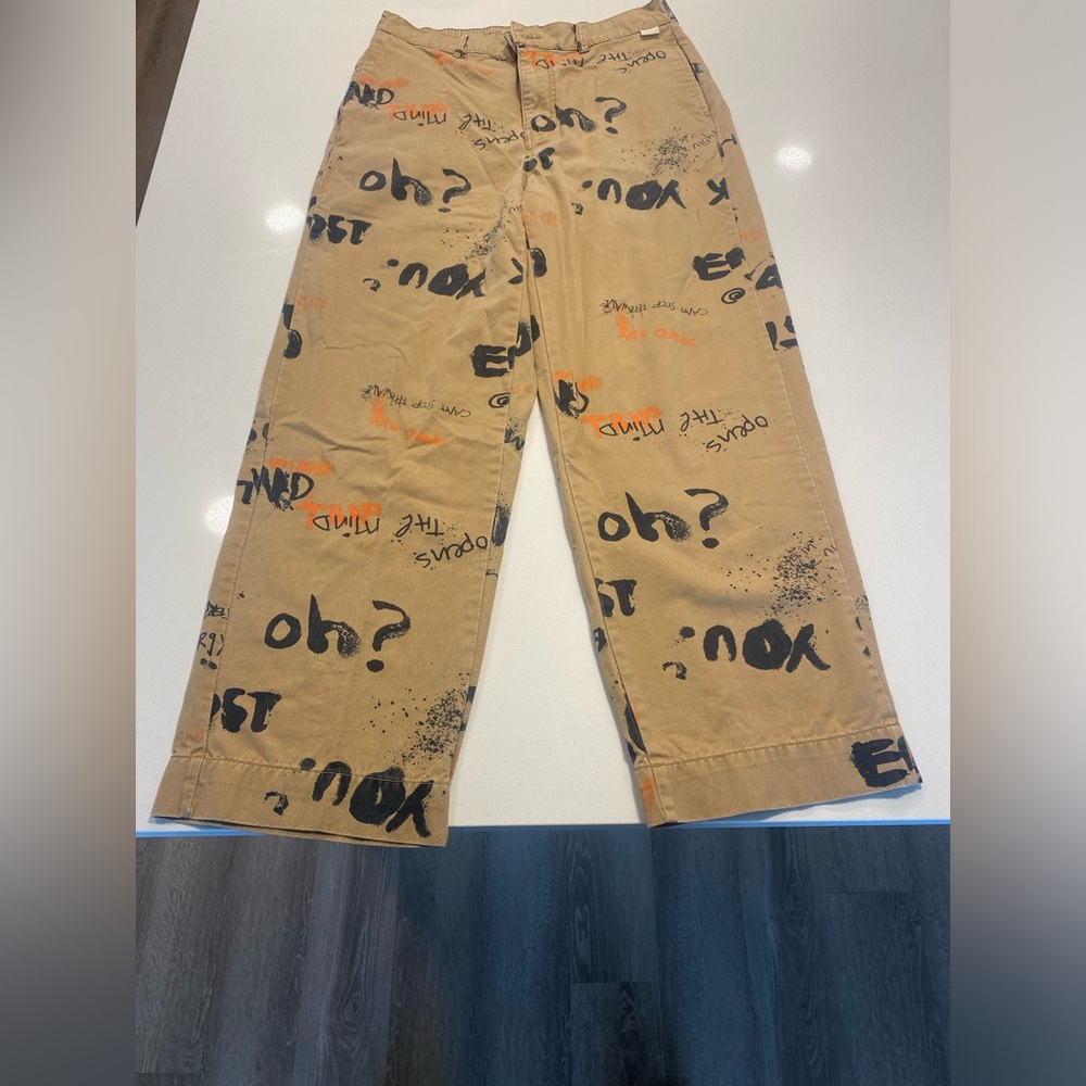 URBAN OUTFITTERS VINTAGE BOTTOMS WIDE LEG SLIM FIT